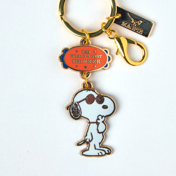 Peanuts World's Best Thinker Keyring