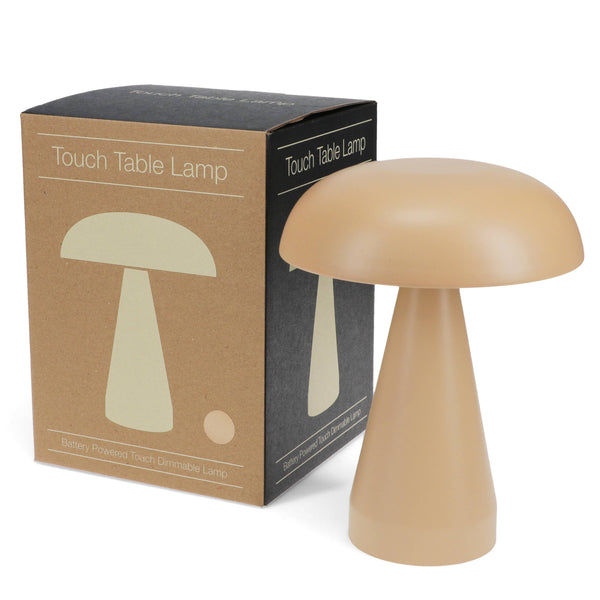 Touch dimmable mushroom table lamp - Fawn