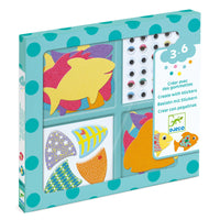 Djeco Sticker Collage - I Love Fish