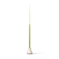 Thin Taper Candleholder in Pearl White - Set of 6