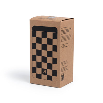 Airtight Tin Storage Container: Check Orange