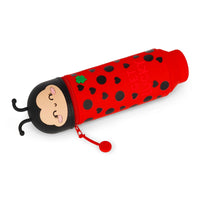 2 in 1 Silicone Kawaii Pencil Case - Ladybird