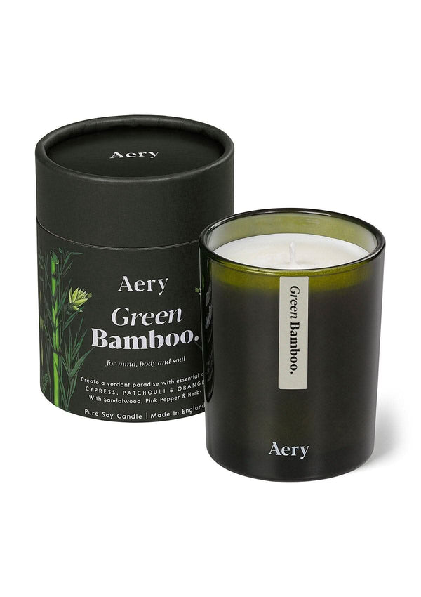 Green Bamboo Scented Candle