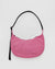 Baggu - Azalea Pink Medium Nylon Crescent Bag