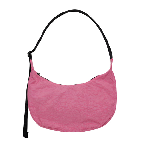 Baggu Azalea Pink Medium Nylon Crescent Bag
