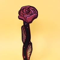 Rose Bookmark - Cream
