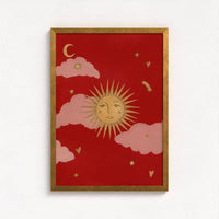 Queen of the Rodeo - Giclee Art Print - Le Soleil (Red): A3