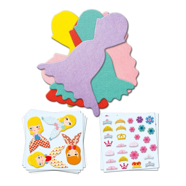 Djeco Sticker Collage - I Love Princesses
