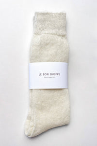 Mohair Veil Socks - Mocha