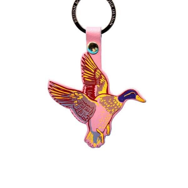 Holy Duck Key Fob - Pale Pink