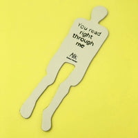 Skeleton Bookmark - Cream