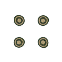 Seagrass Coaster - Olive Green / Natural