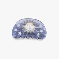 Pleiades Moon Stars Constellation Acetate Hair Claw Clip