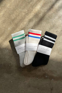 Extended Boyfriend Socks - Moss