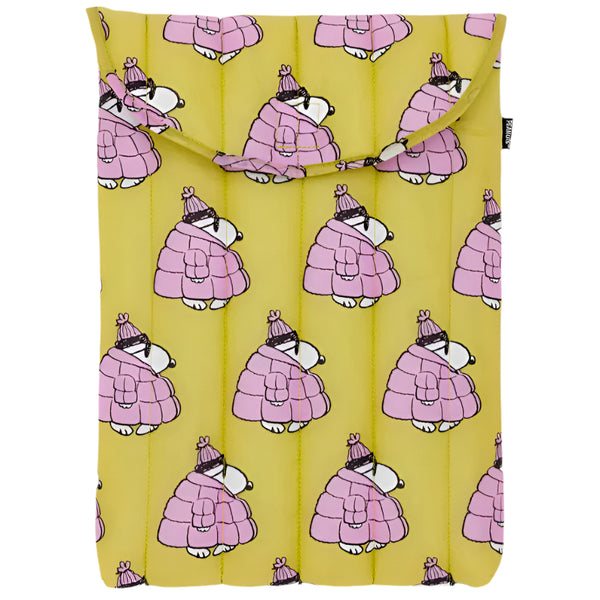 Puffy Laptop Sleeve 16" - Snoopy Pink