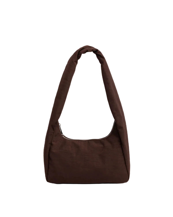 Small Nylon Meringue Bag - Coffee