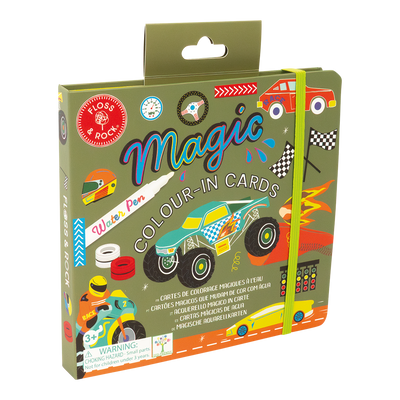 Magic Color Changing Water Cards - Cars