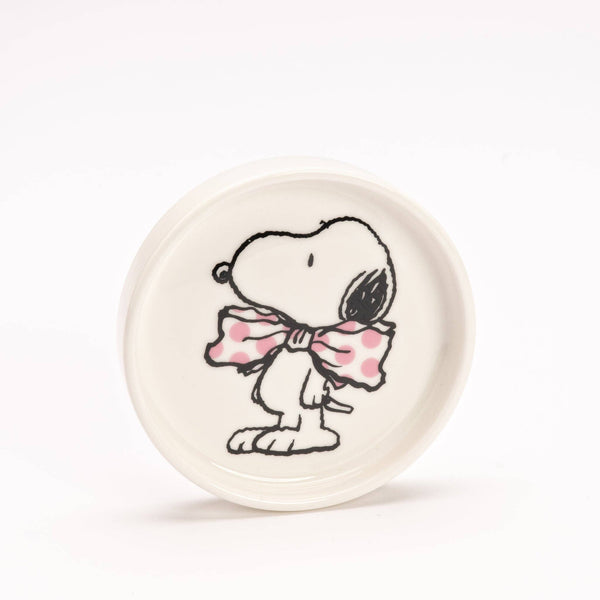 Peanuts Round Trinket Dish Felt Cute
