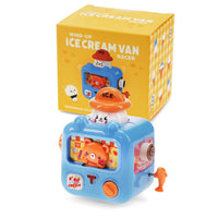 Rex London UK - Wind-up ice cream van racer - Blue