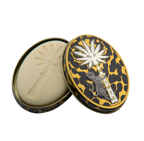 Ambra Nera Single Soap in Tin