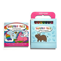 Ooly Carry-Along: Coloring Book Set - Unicorn Pals