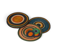 Seagrass Coaster - Midnight Blue / Rust