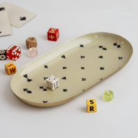 Oval Enamel Tray - House of Suits