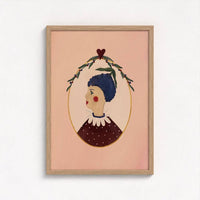 Queen of the Rodeo - Giclee Art Print - Blueberry: A3