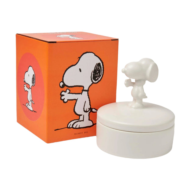 Peanuts Snoopy Round Trinket Box