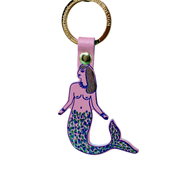 Mermaid Key Fob - Pink