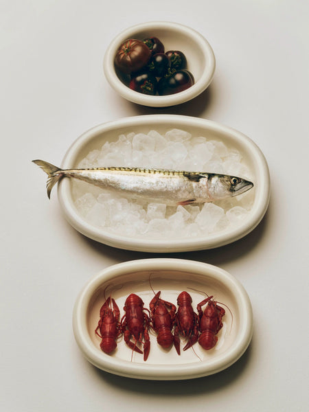Barro Oval Dish - Large - Off White
