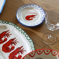 Plate Sirene Crevette - Set of 2