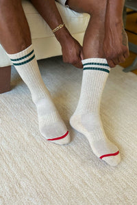 Extended Boyfriend Socks - Powder Blue