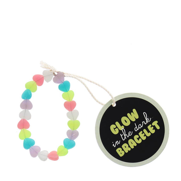 Glow in the Dark Bracelet - Hearts