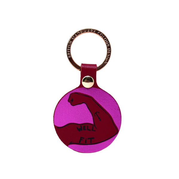 Well Fit Key Fob - Magenta