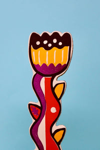 Tulip Bookmark - Yellow