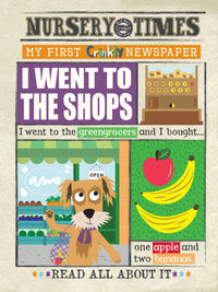 Nursery Times Crinkly Newspaper - I Went To The Shops
