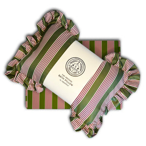 The Original Bath Pillow – Heritage Stripe Pink