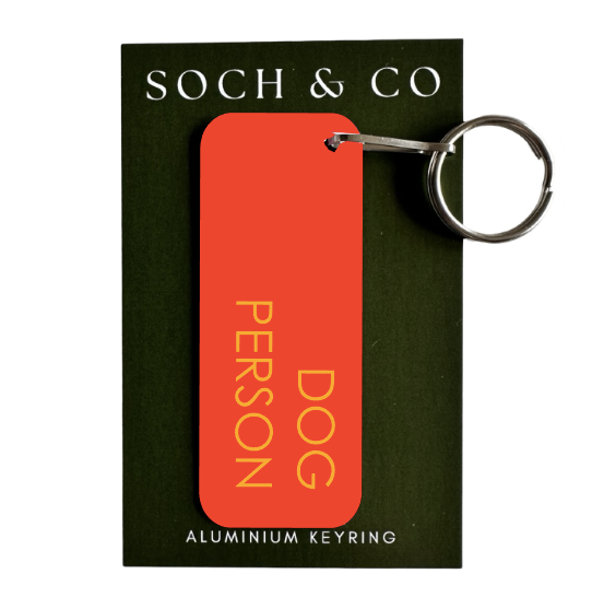 'Dog Person' Keyring