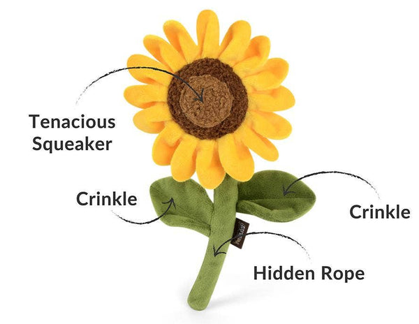 Blooming Buddies Sassy Sunflower Dog Toy