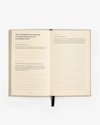 The Three Question Journal Green - Daily Guided Wellbeing