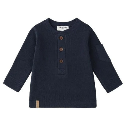 Cuneo Henley T-shirt - Blue