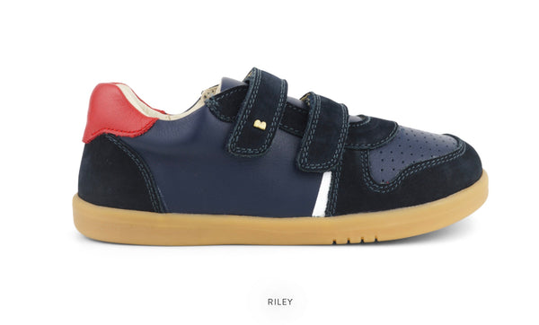 Bobux - KP Riley Navy + Red