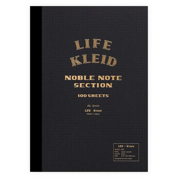Life x Kleid Noble Note A5 Black
