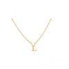 Pernille Corydon - Note Necklace - Letter L - Gold Plated