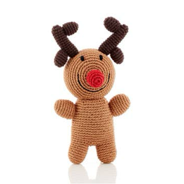 Festive Rudolph Rattle