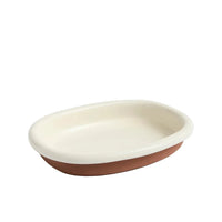 Barro Oval Dish - Large - Off White