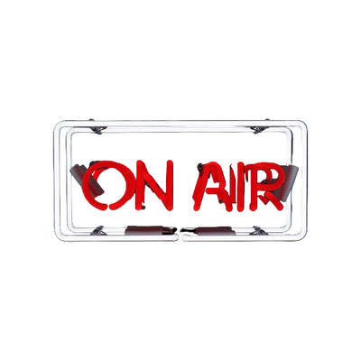 'On Air' Glass Neon Sign
