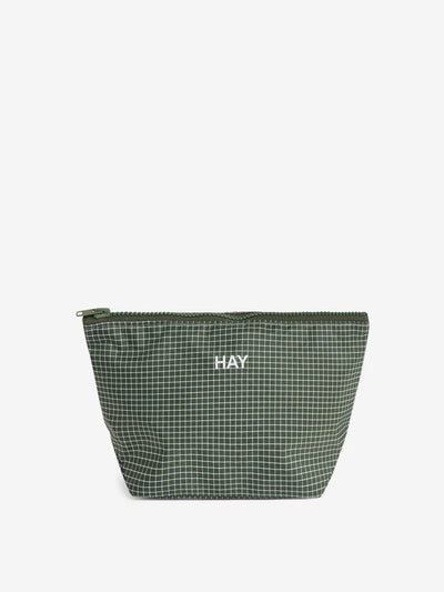Grid Pouch - Small - Dark Green