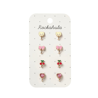 Cute Kitten Clip On Earrings